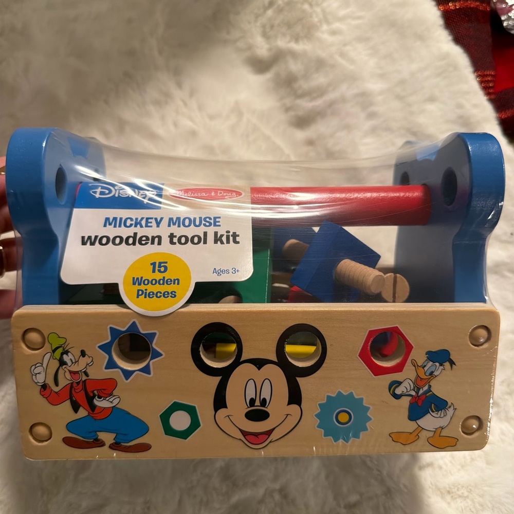Disney Mickey Mouse Colorful Wooden Tool Set Melissa and Doug